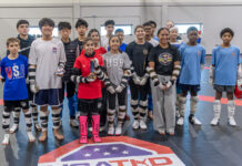 Taekwondo Team Aruba a train cu e seleccion di Cadet di Merca