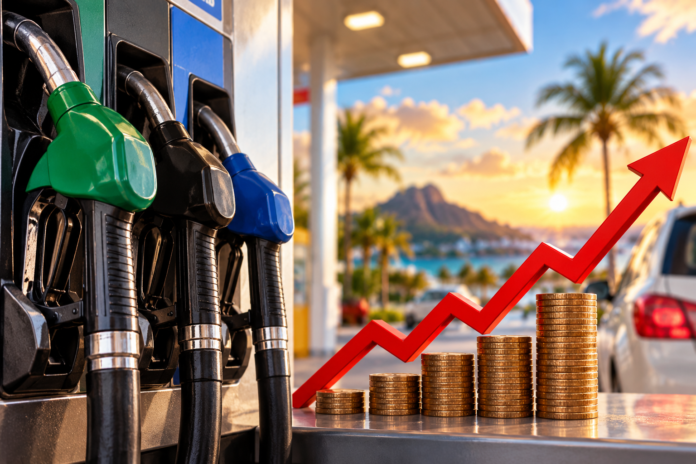 Rising Fuel Prices at Sunset