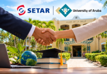 SETAR y Universidad di Aruba ta colabora pa un futuro mas sostenibel
