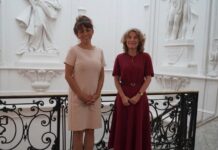 Bishita di cortesia di Minister Schwengle na presidente Eerste Kamer