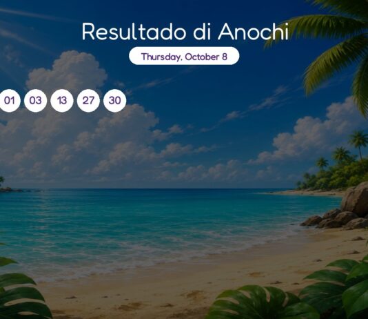 Resultado di Anochi – Thursday, October 8 8pm